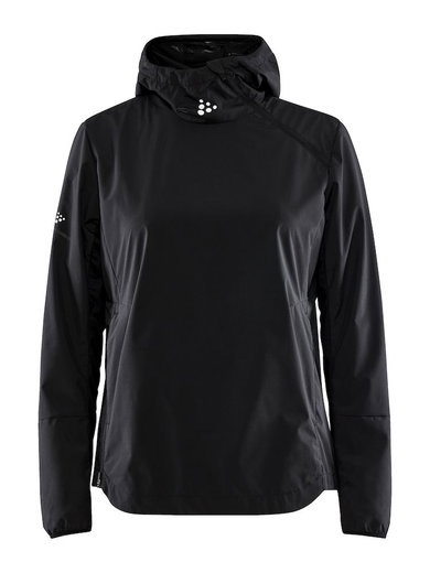 Craft Sport-Training Jacket Zaero Anorak 3.0 (lightweight, wind and water resistant) black Women